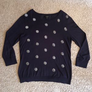 Women’s talbots polka dots sweater small